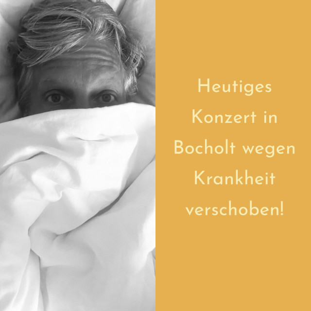 Konzert in Bocholt verschoben